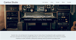 Desktop Screenshot of cantusstudio.no